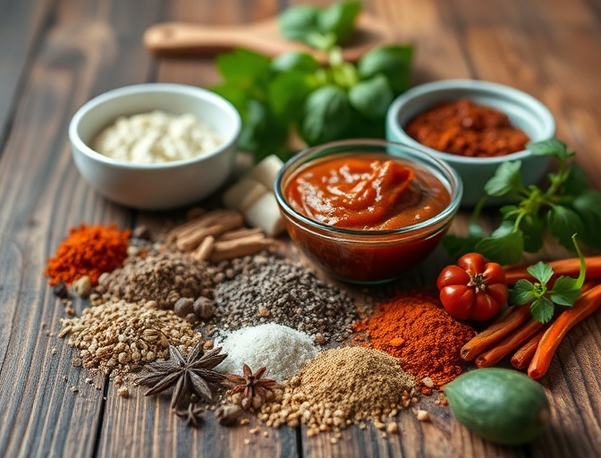 Mole ingredients